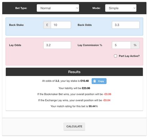 accumulator calculator matched betting